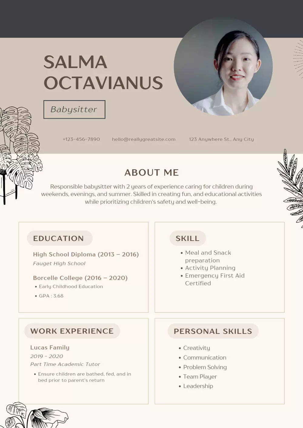 تصميم سيره ذاتية CV