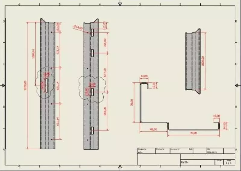 تصميم حلق باب معدني 3d يصلح للتقطيع على ماكينات الليزر