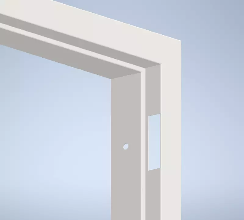 تصميم حلق باب معدني 3d يصلح للتقطيع على ماكينات الليزر