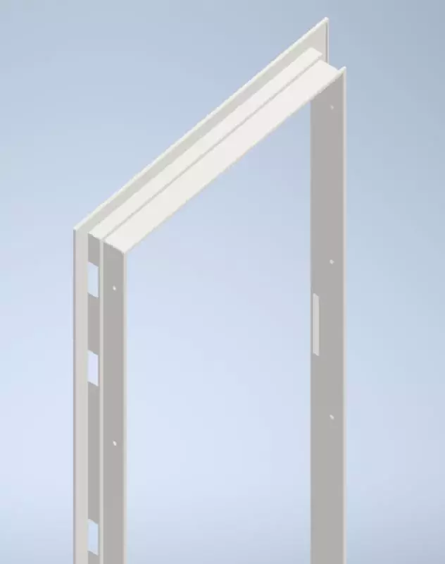 تصميم حلق باب معدني 3d يصلح للتقطيع على ماكينات الليزر