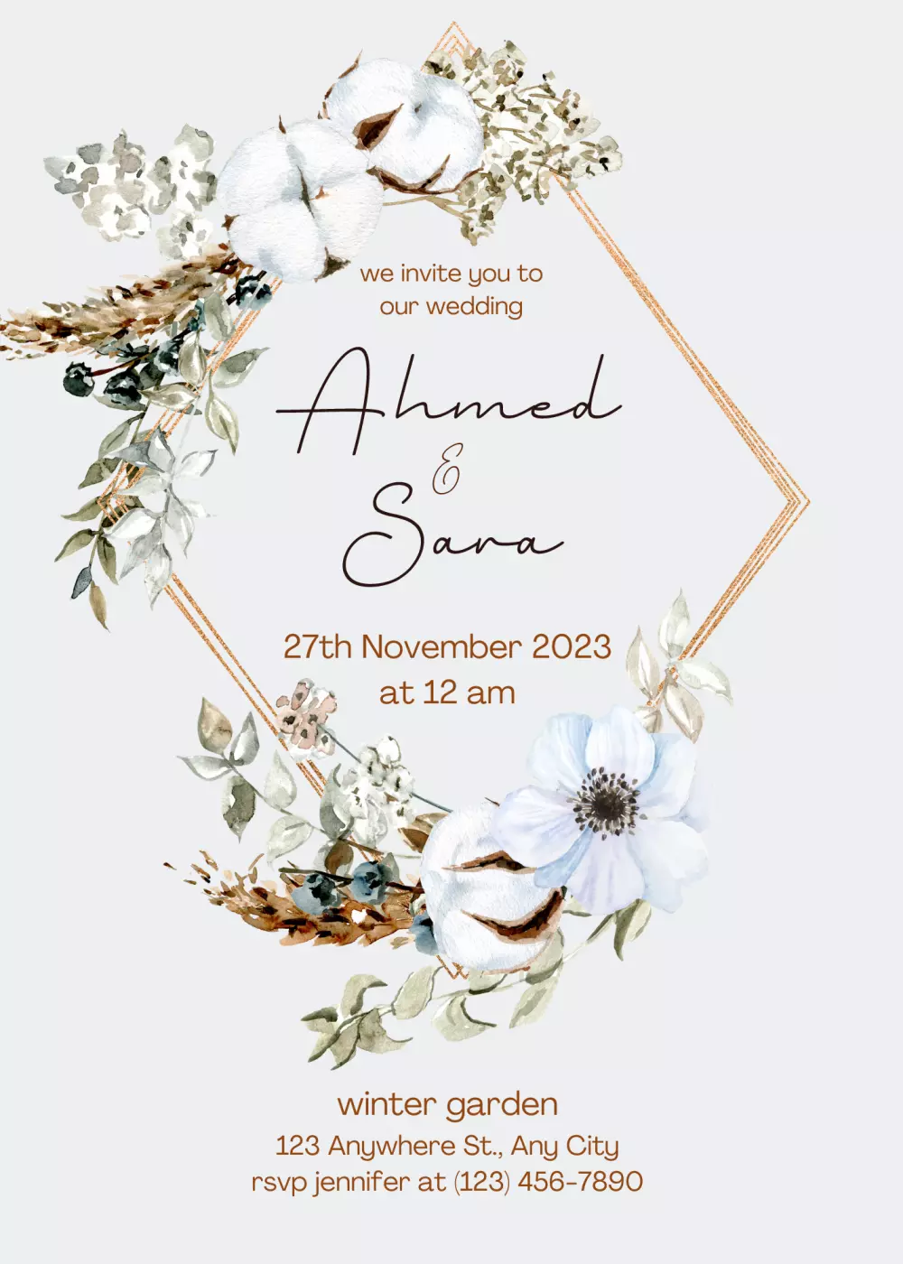 تصميم  2 بطاقات دعوات بطريقة مميزة ب 5$ فقط