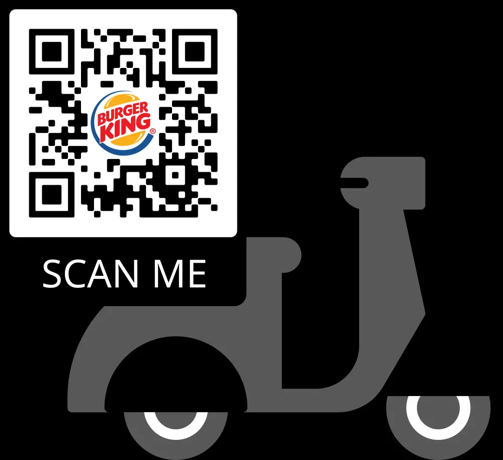 تصميم qr code دعائي بلوجو المحل او الشركة