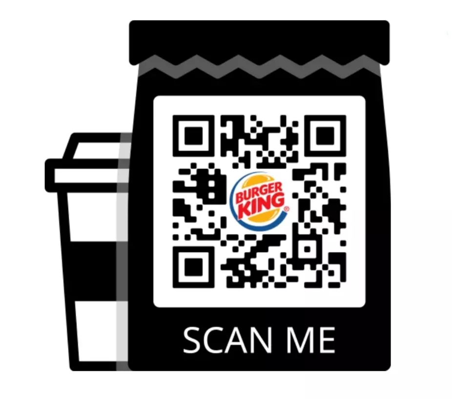 تصميم qr code دعائي بلوجو المحل او الشركة