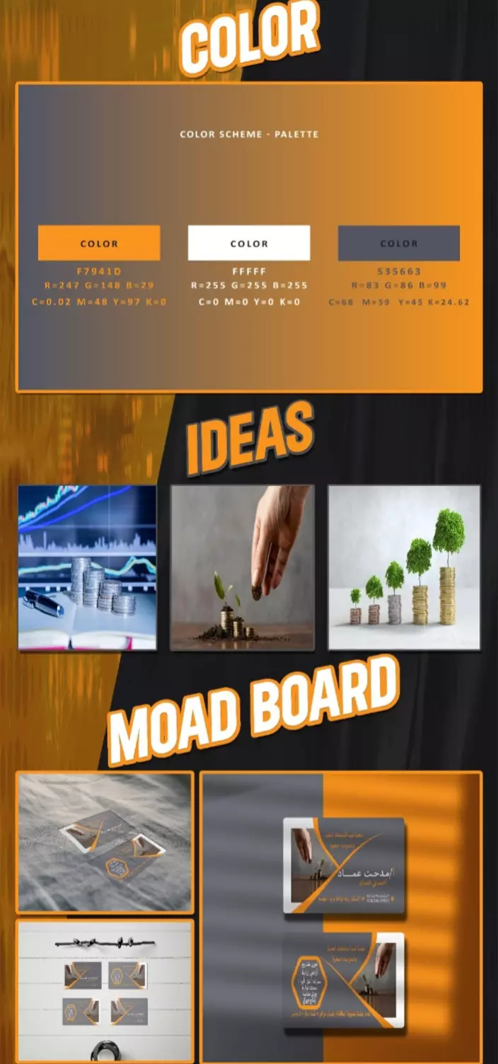 تصميم بطاقات الأعمال الشخصية