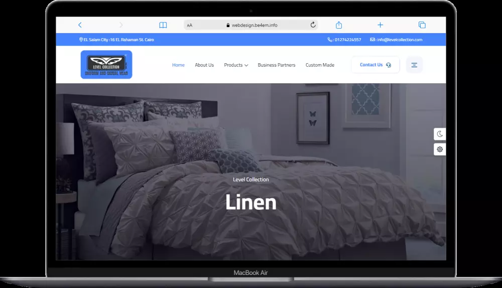 انشاء Landing page