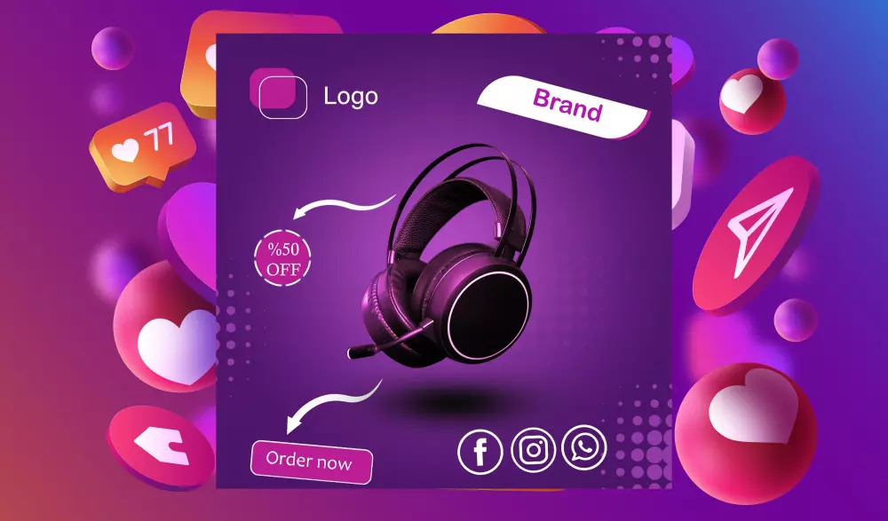 تصميم إعلانات سوشيال ميديا