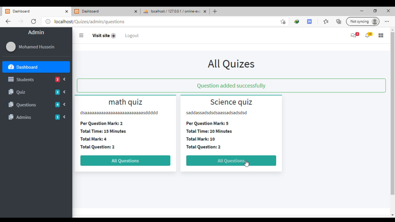 موقع اختبارات اونلاين