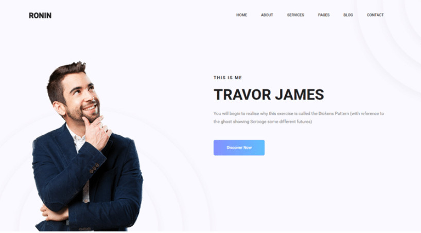 تصميم وبرمجة موقع شخصي احترافي