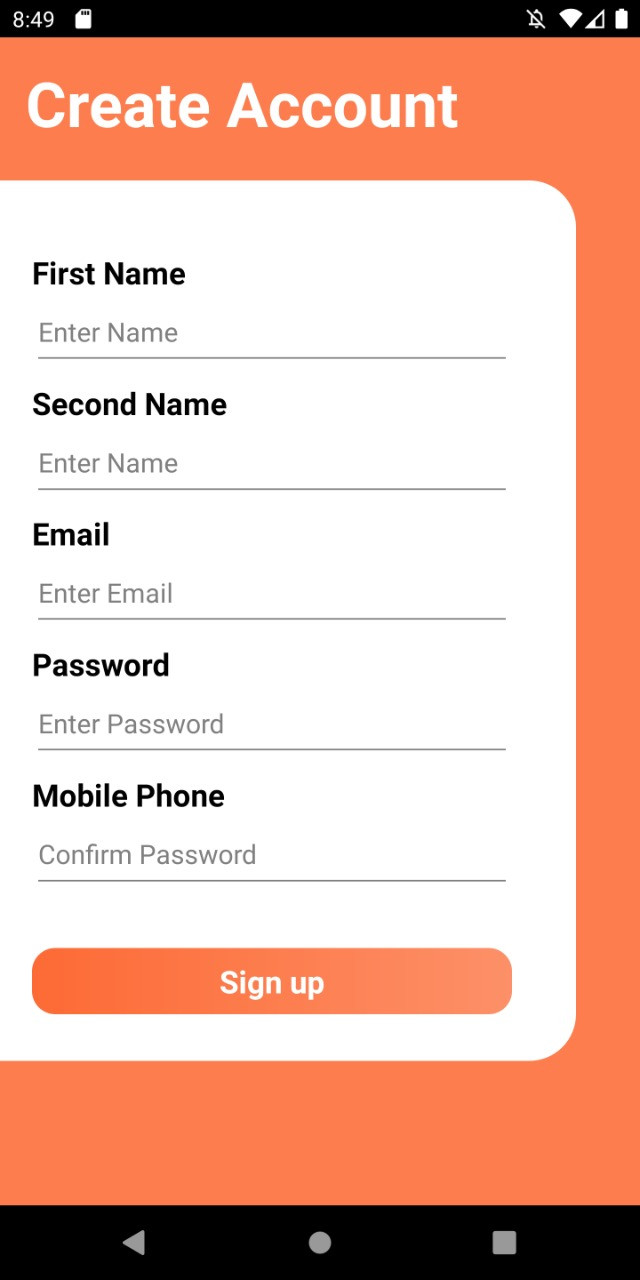 موبايل ابلكيشن للاندرويد وال ios