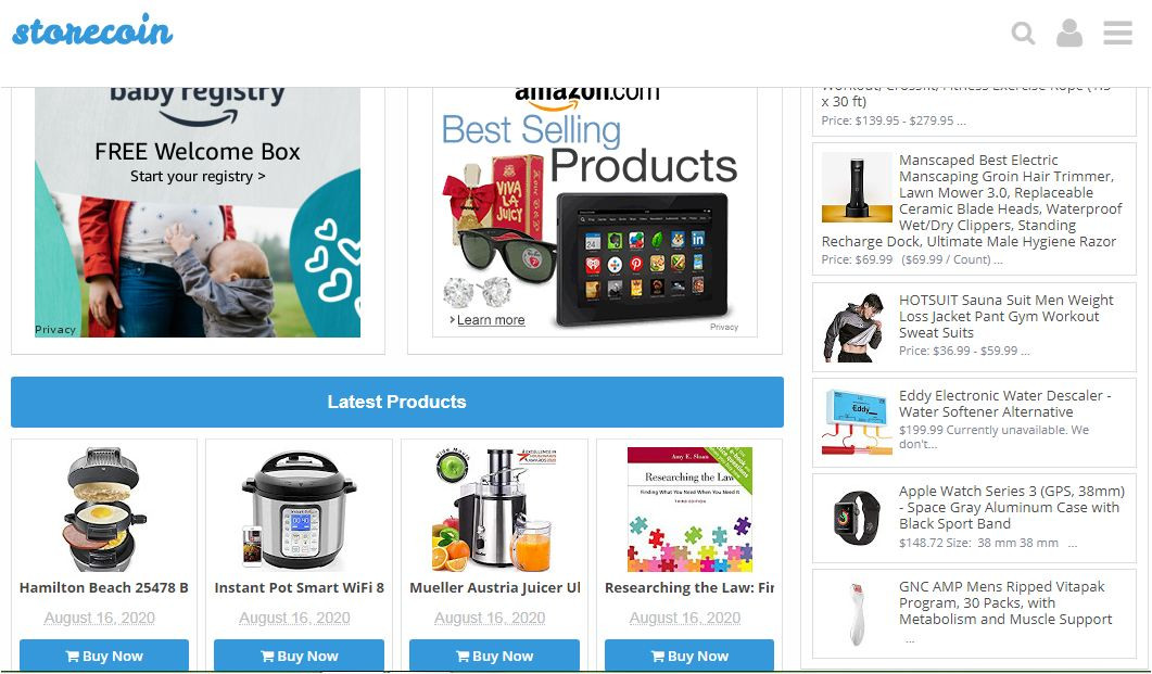 إنشاء متجر لمنتجات أمازون على منصة بلوجر Blogger بـ: 10$