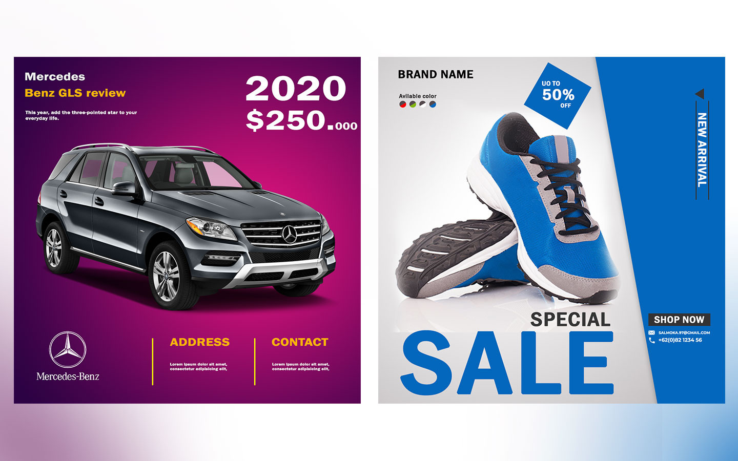 تصميم سوشيال ميديا  مقابل 5$