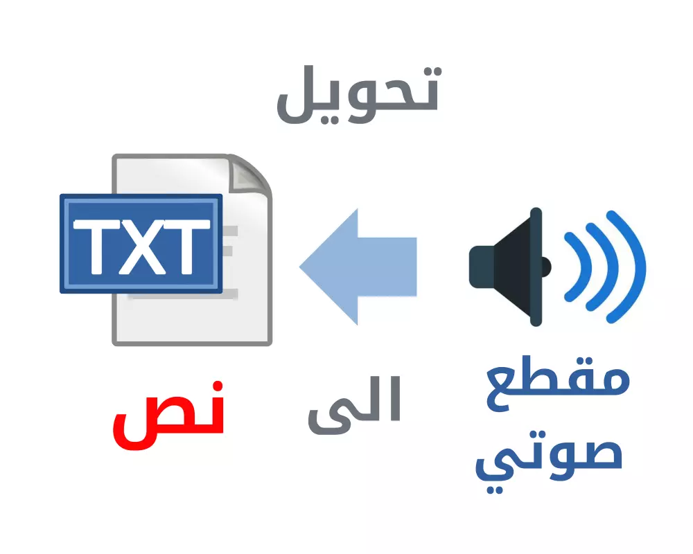تحويل ملف صوتي إلى نص