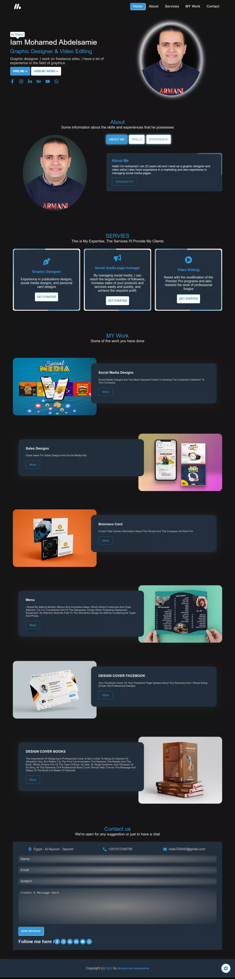 تحويل تصميم XD او PSD الي HTML , CSS , REACT