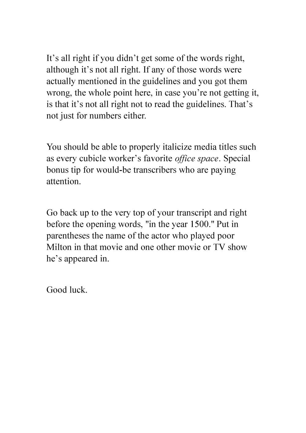 تفريغ  احترافي (للفيديوهات و الملفات الصوتيه والصور) باللغة العربية و اللغة الإنجليزية وتحويله الي نص مكتوب ( ملف word او pdf )