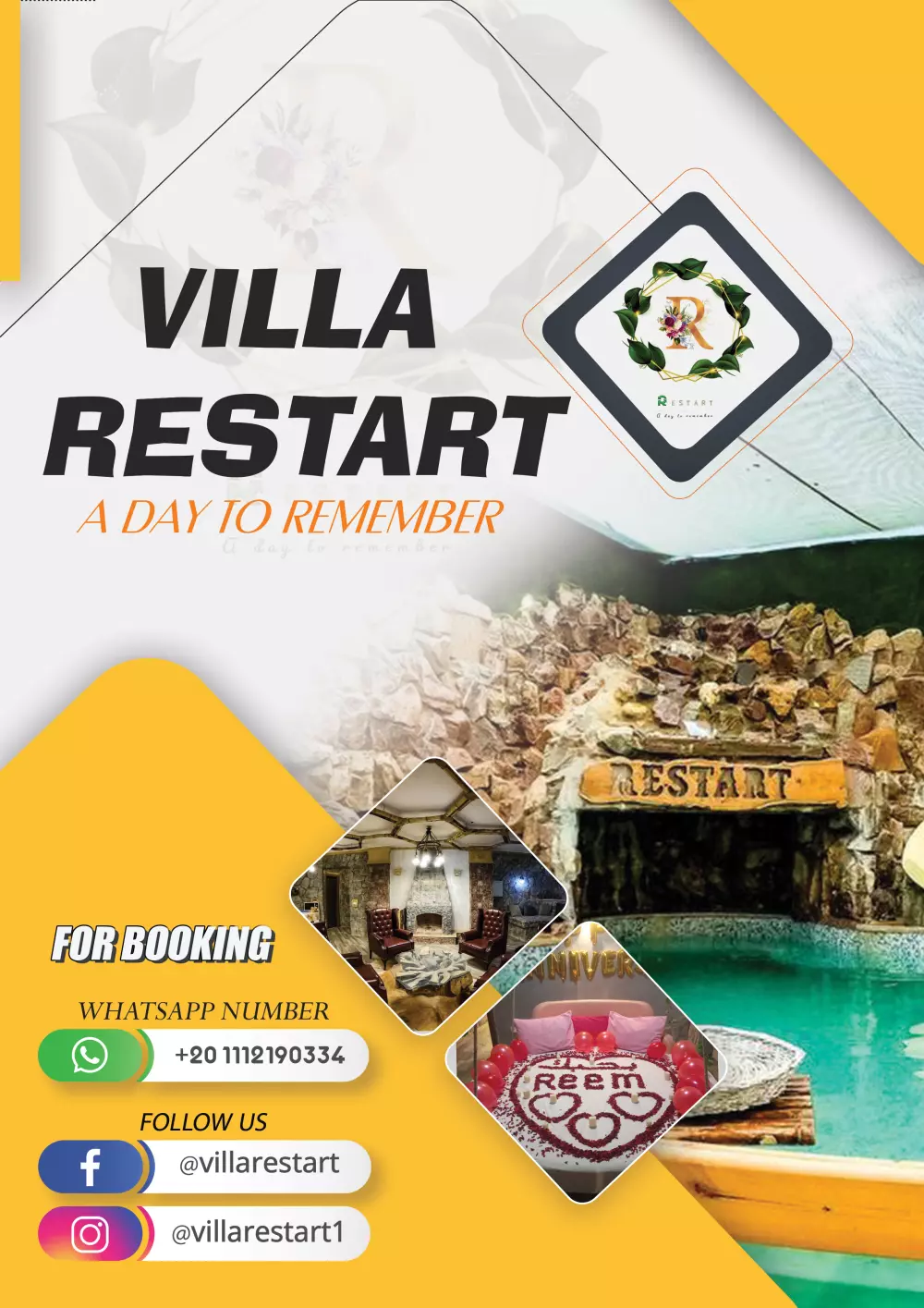 تصميم بورشور او فلاير احترافي لنشاطك التجاري