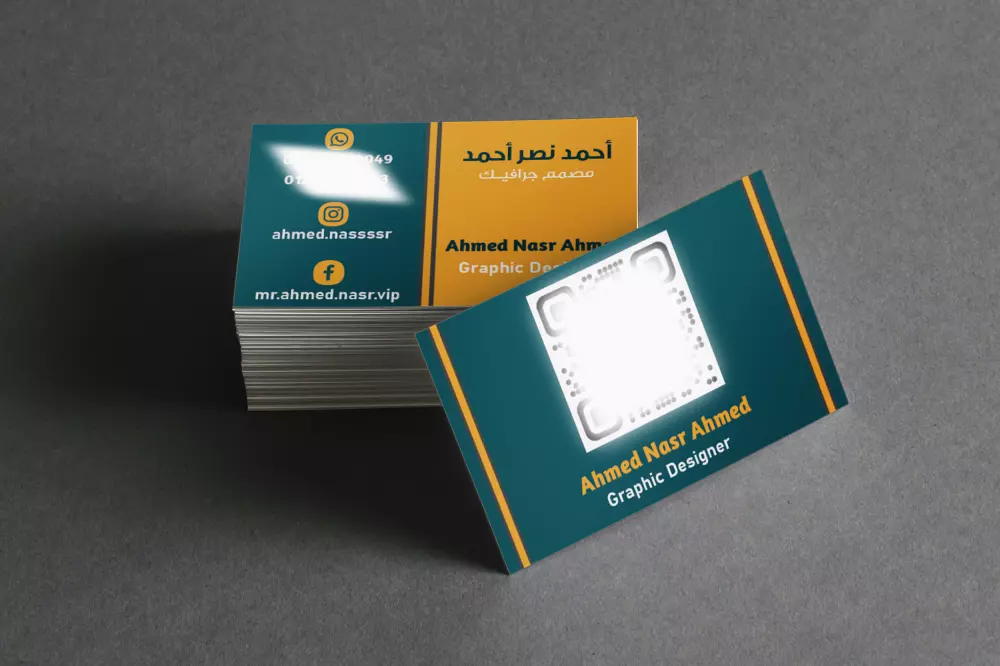 تصميم كروت شخصية وبطاقات عمل