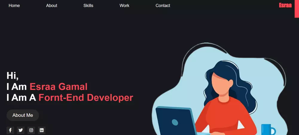 تصميم مواقع بواسطة  html and css and bootstrap