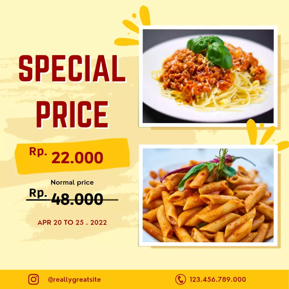 تصميم قوائم اسعار Price lists والمنيو