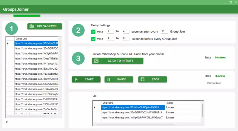 برنامج 3M Sender لإدارة حملات التسويق علي الواتساب