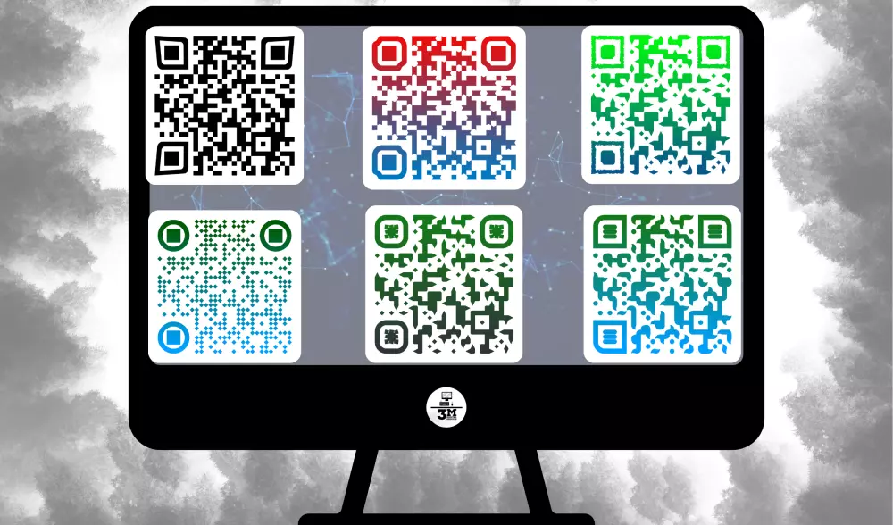 انشاء 4 QR CODE باركود ووضع الوجو الخاص بك عليه باحترافية