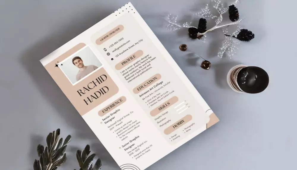 كتابة وتصميم CV إحترافي باللغة العربية والإنجليزية والفرنسية