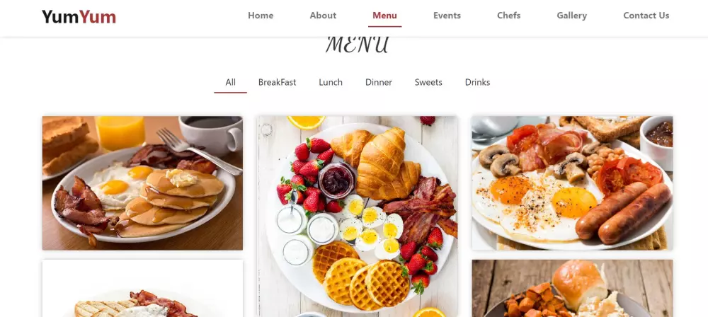تصميم موقع ويب بلغة HTML, CSS, JS, jQuery, and Bootstrap