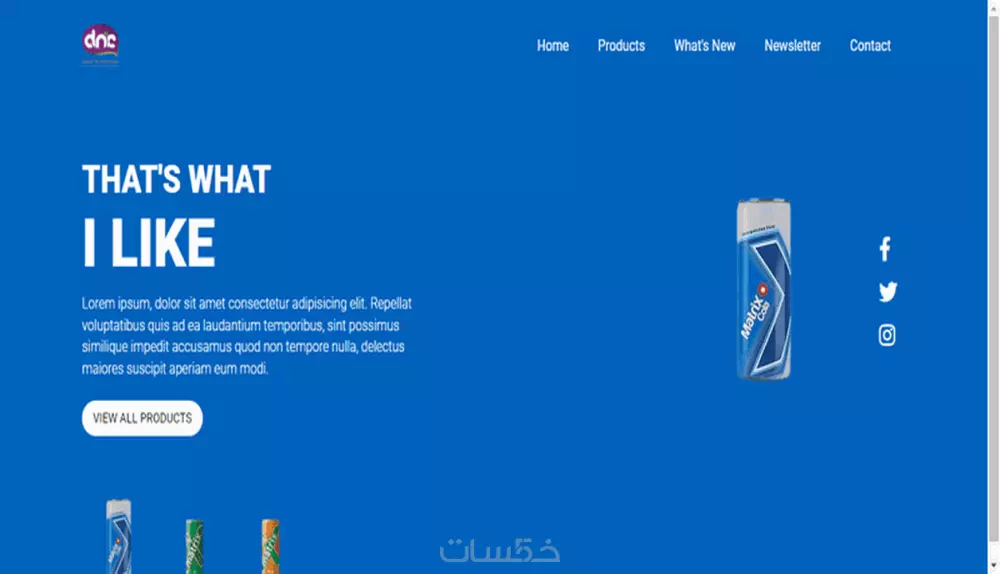 تصميم موقع ويب الكتروني احترافي