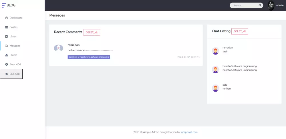 بناء تطبيقات المواقع  بlaravel