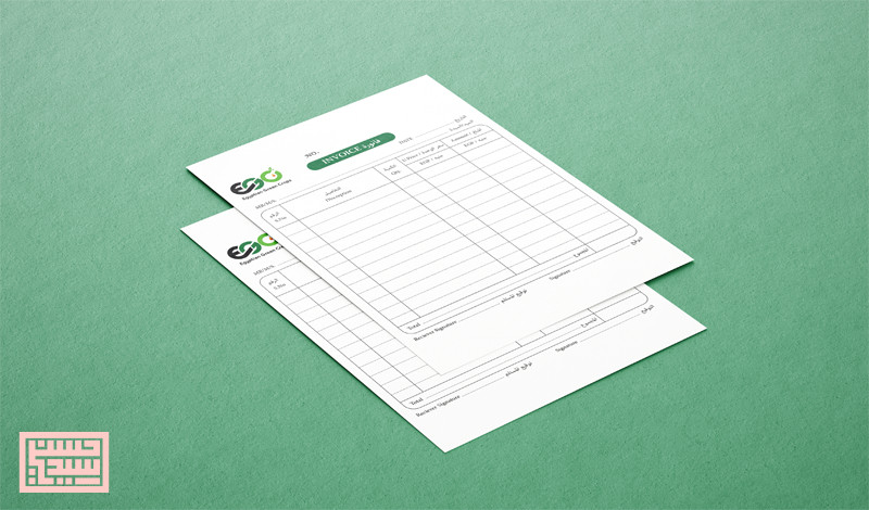 فاتورة مبيعات احترافية لمحلك او شركتك  professional invoice