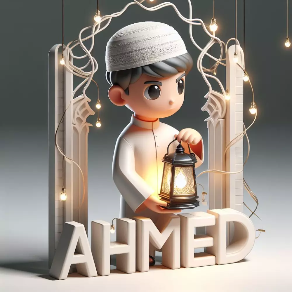 صمم صورتين بالذكاء الصناعي للمناسبات مع كتابة اسم الشخص مقابل ٥ دولار