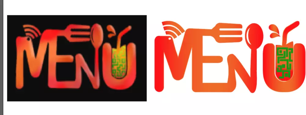 إعادة رسم الشعار او الصورة وتحويله الى فكتور بجودة عالية