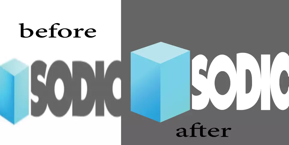 إعادة رسم الشعار او الصورة وتحويله الى فكتور بجودة عالية