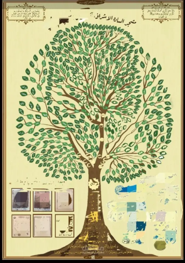 تصميم شجرة عائلة و مشجرة أنساب