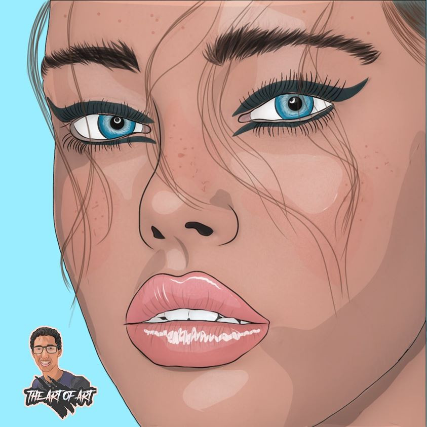 تحويل صورتك الي كارتون ( فكتور ارت ) مقابل 5 $