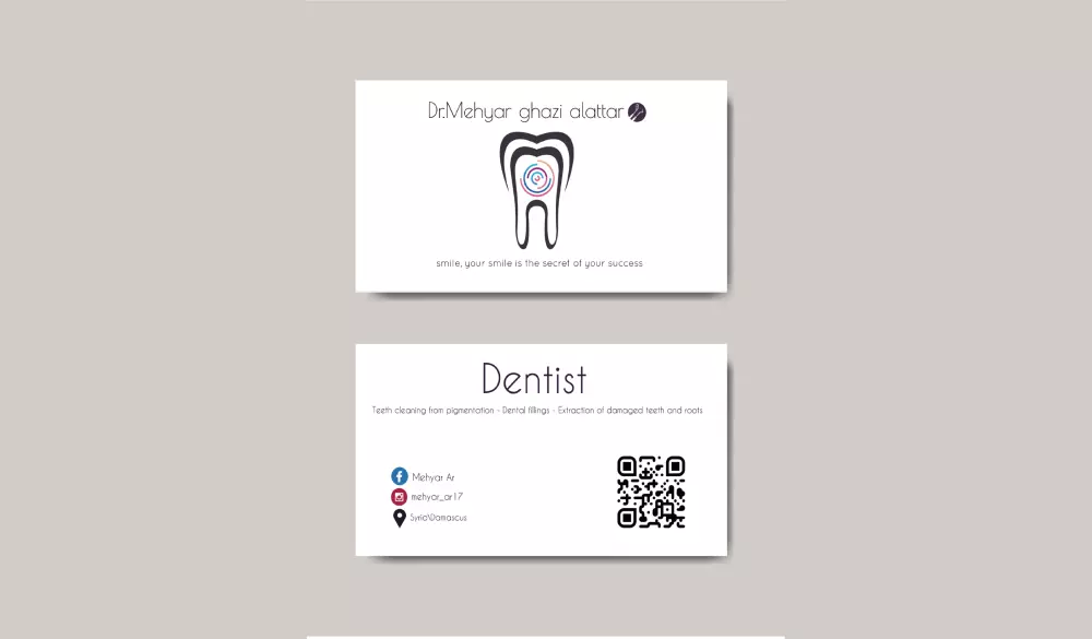 تصميم كروت عمل شخصية - business cards