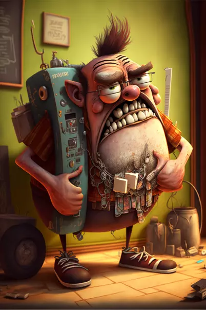 تصميم شخصيه كرتونية