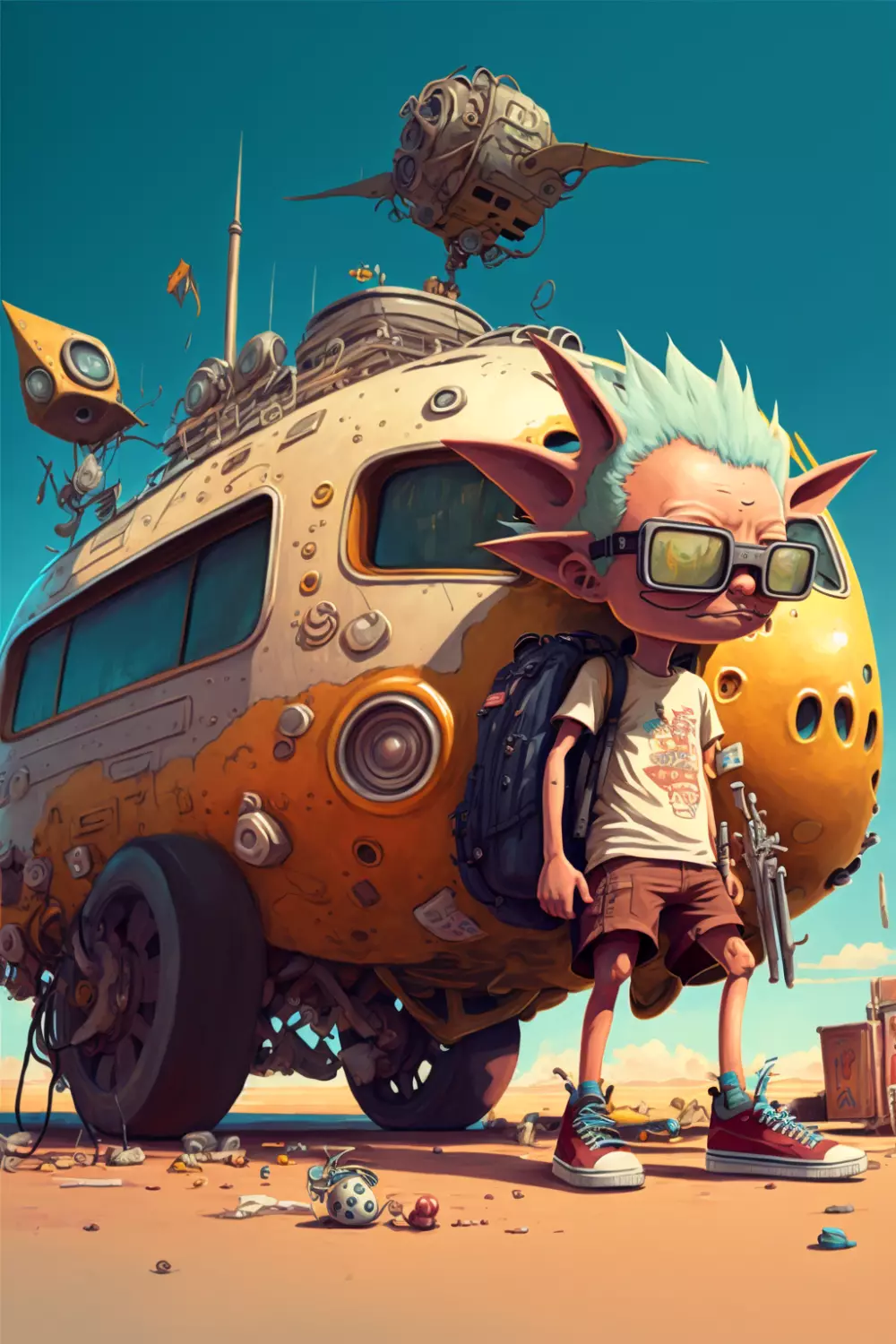 تصميم شخصيه كرتونية