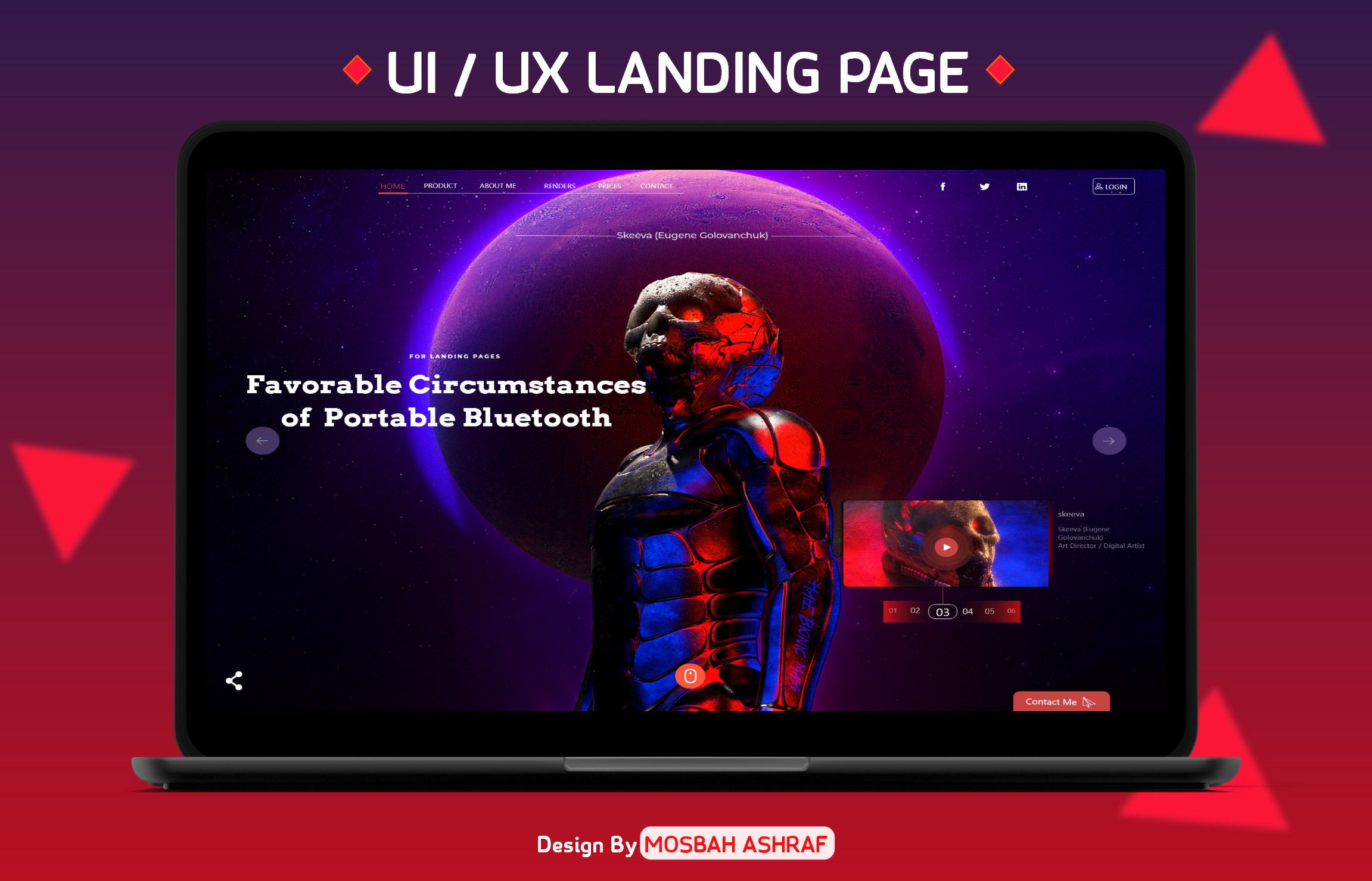 أصمم لك واجهات عصرية ل آي فون والاندرويد وويب UI / UX Design تجربة المستخدم