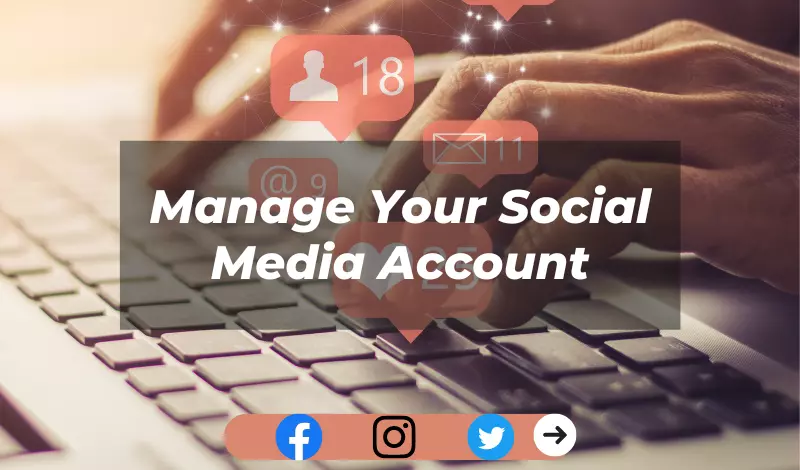 إدارة حسابات مواقع التواصل الاجتماعي