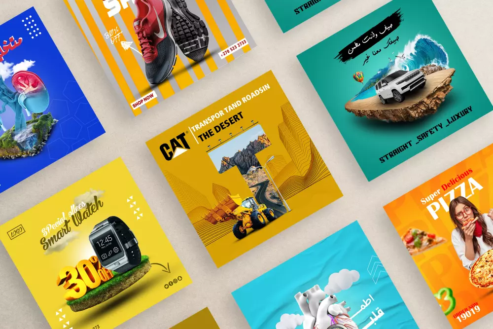 تصاميم سوشيال ميديا أحترافية حسب طلبك