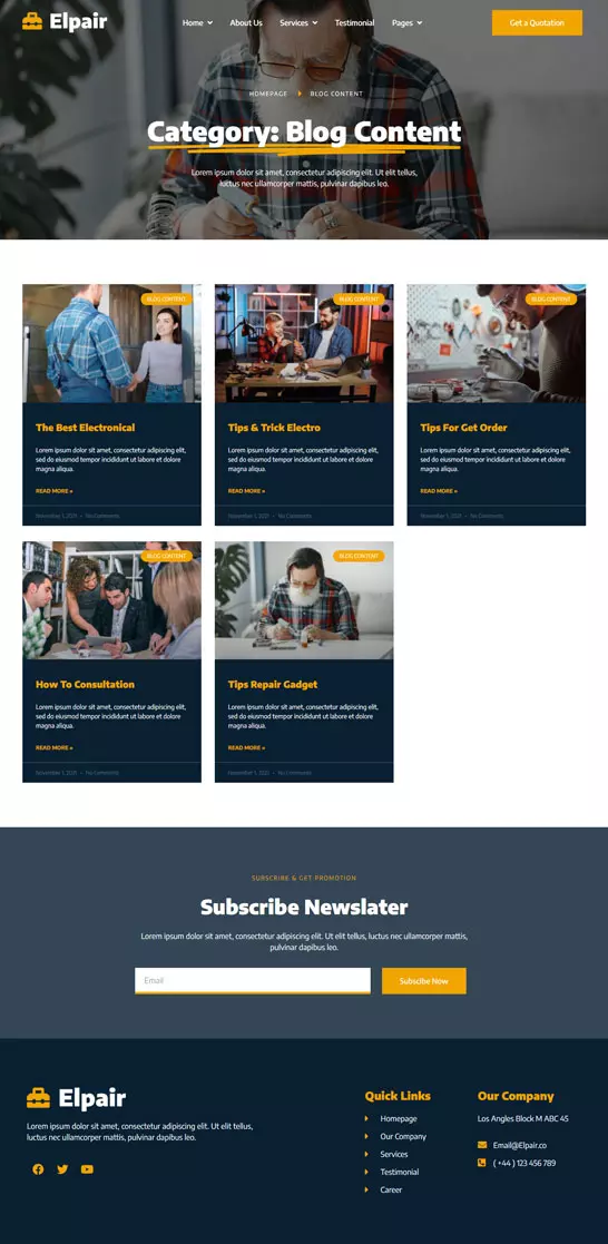 تصميم موقع الانترنت عاليه الجودة