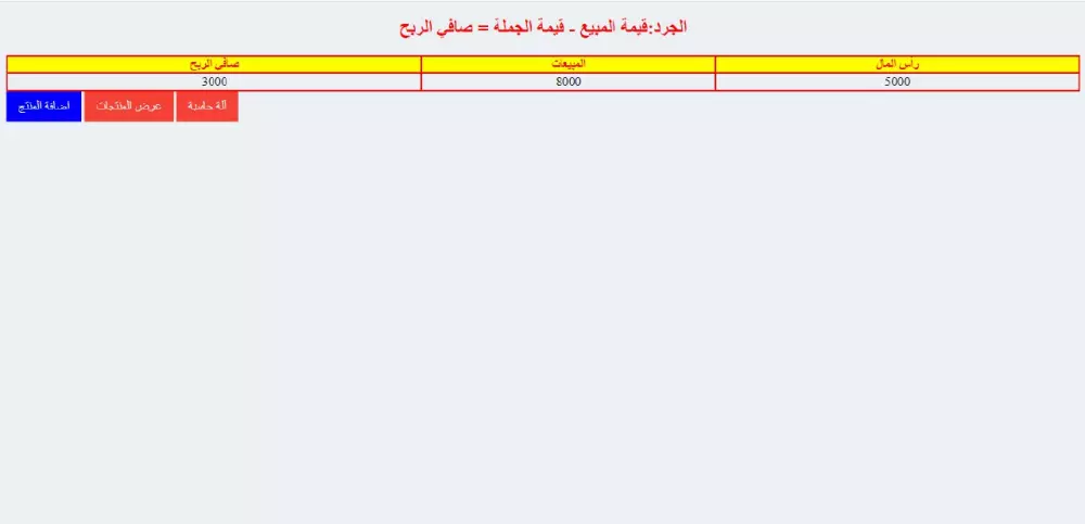 مشروع ادارة المتاجر بواسطة html css js php mysql
