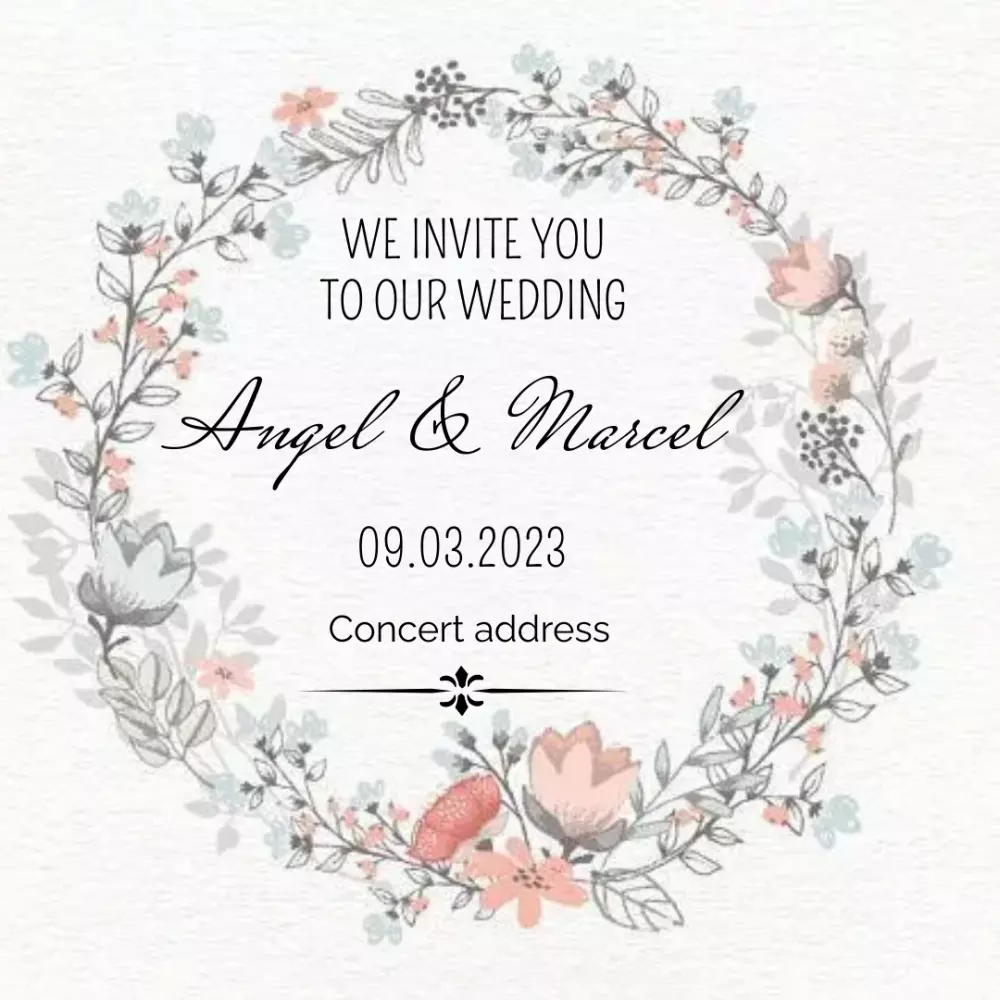 تصميم دعوات الزفاف المميزة اونلاين و للطباعة