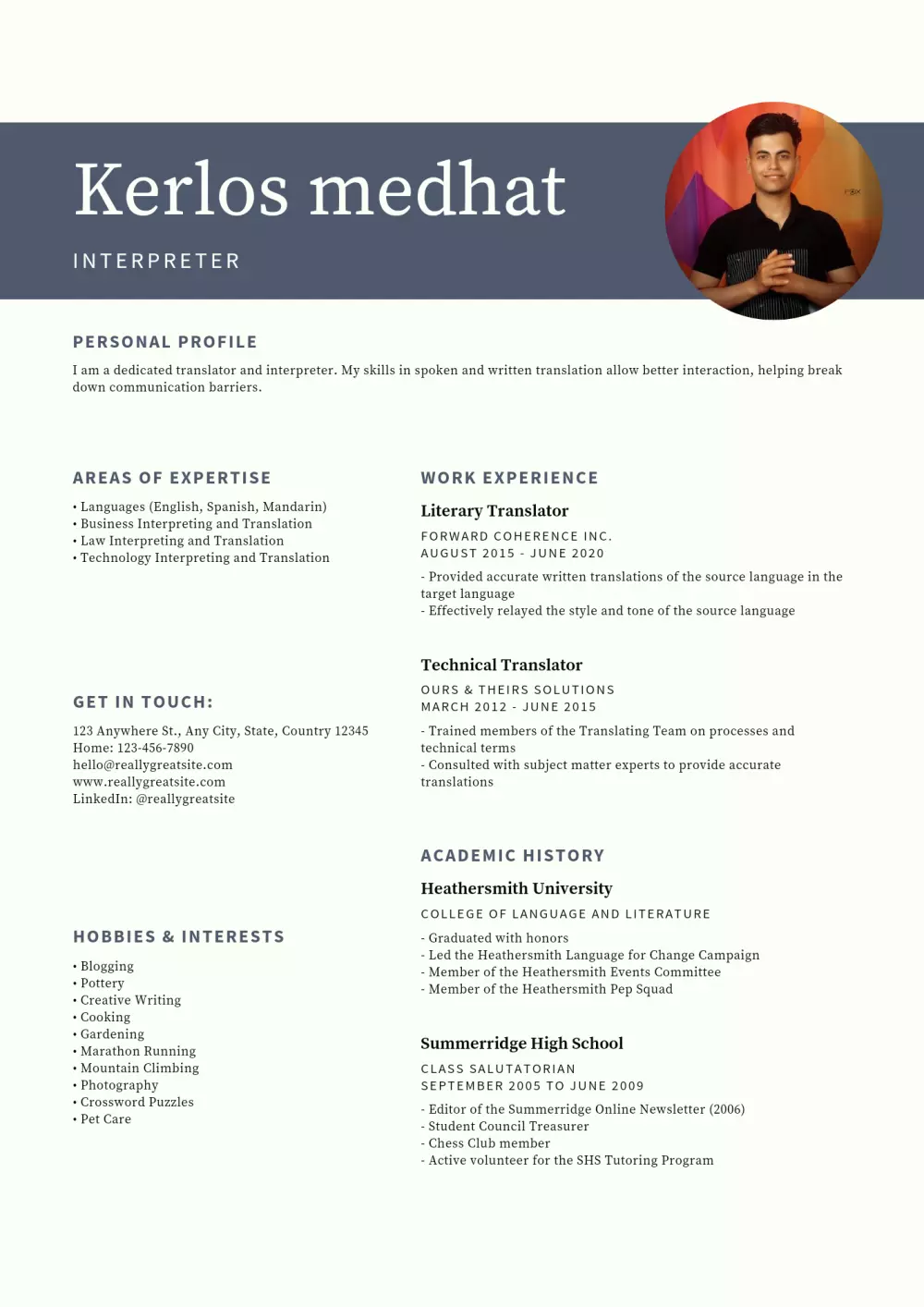 ترجمه يدويه مقابل 5دولار فقط