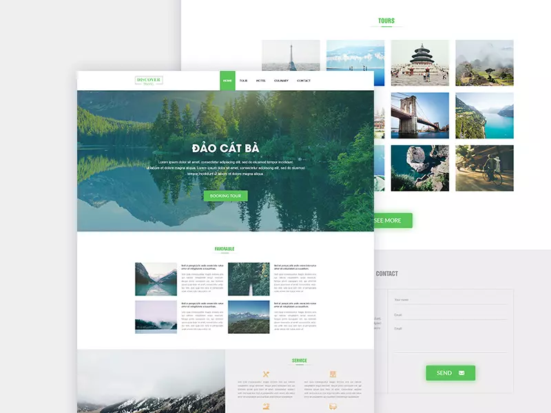 تصميم صفحة هبوط مناسبة لمشروعك الخاص (Landing page)