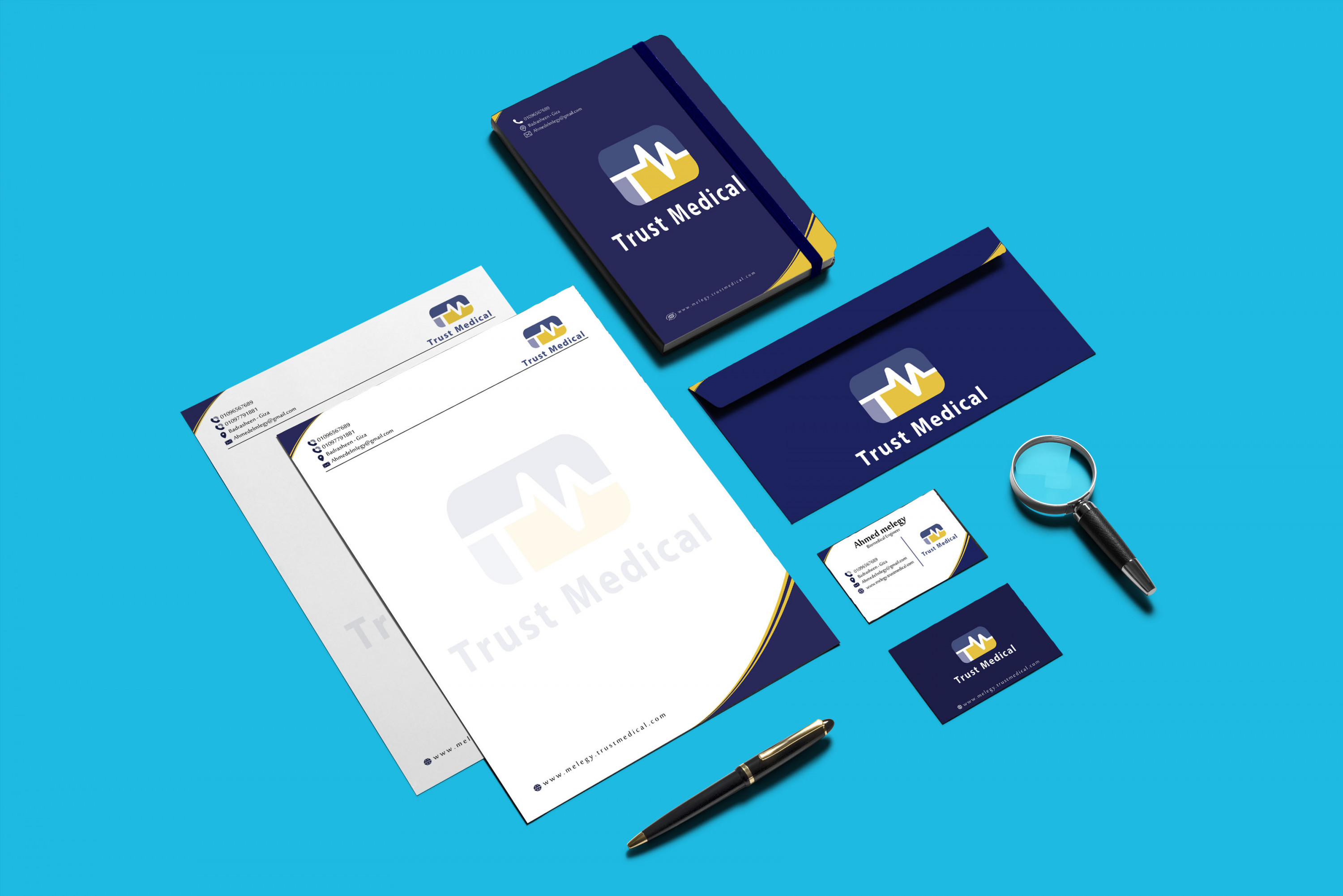 تصميم هوية شركة كاملة