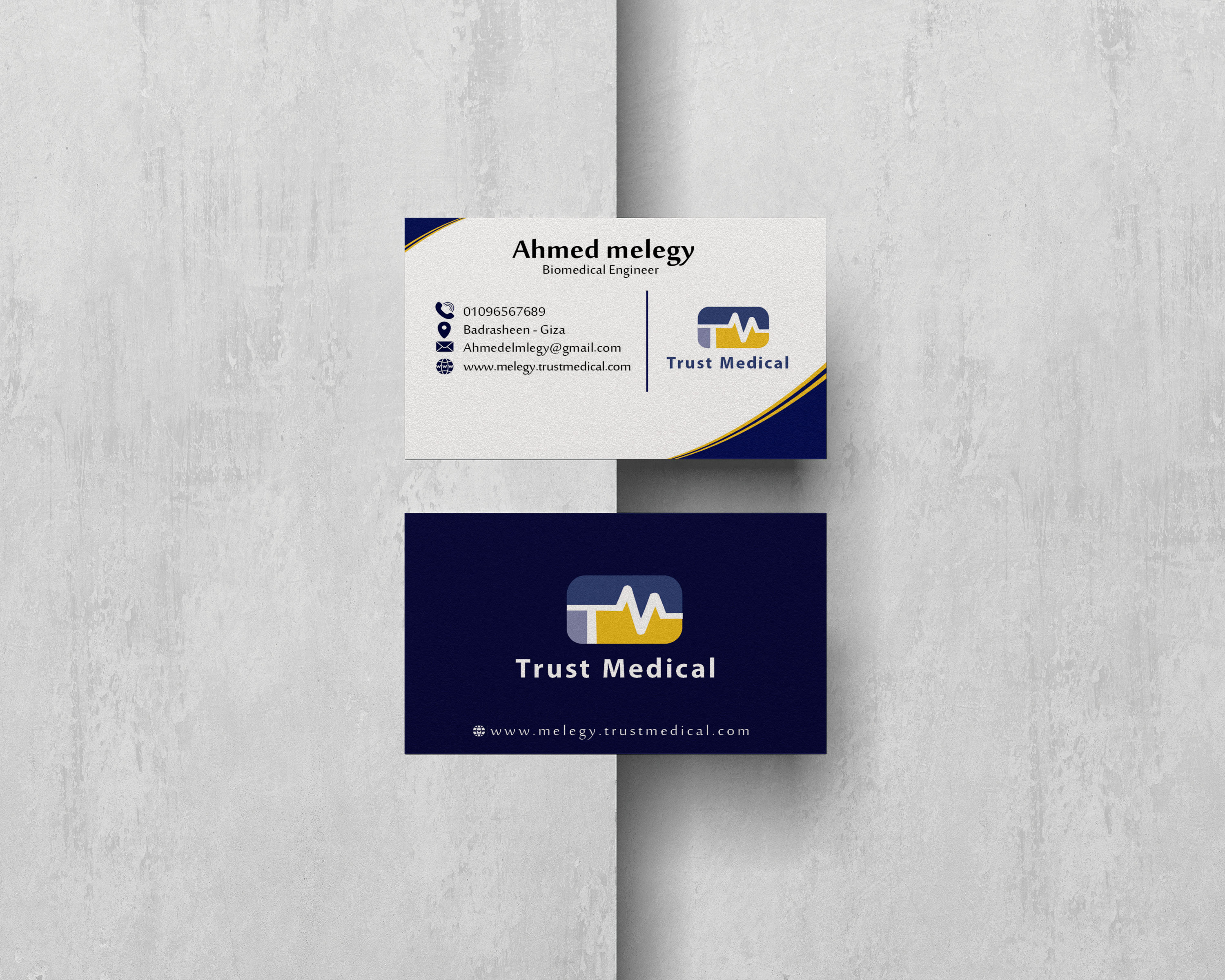 تصميم بزنس كارد احترافي