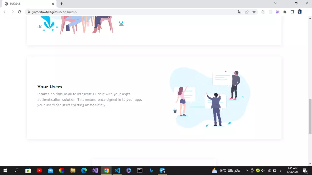 تصميم صفحة هبوط(Landing page)عن طريقhtml,css