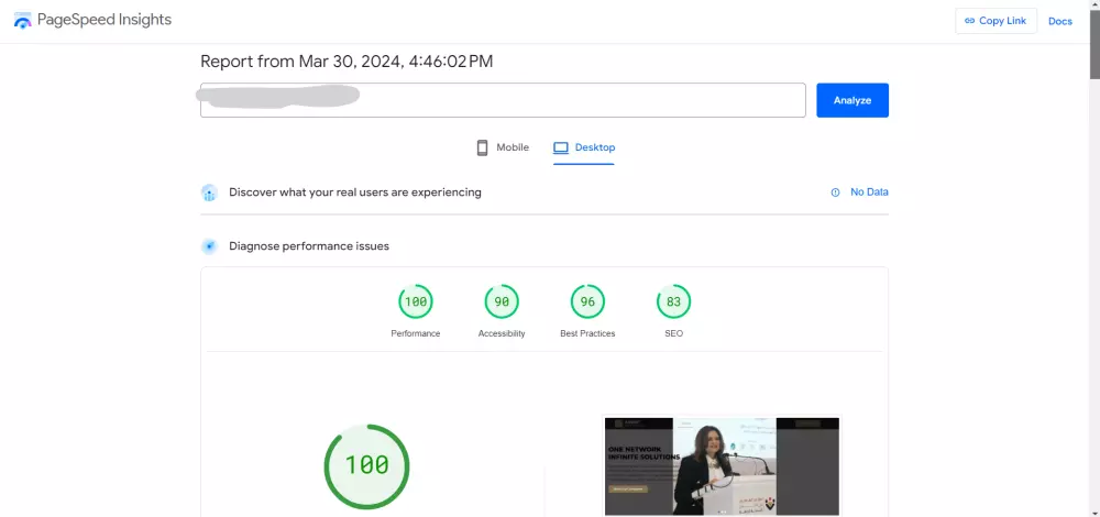 تحسين سرعة وأداء الموقع للحصول على نتيجة 95+ في Google PageSpeed Insights