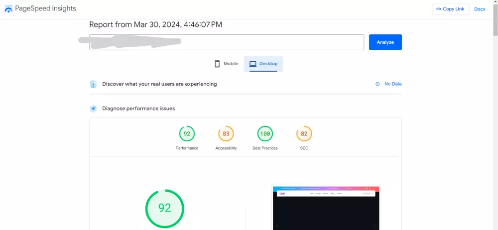 تحسين سرعة وأداء الموقع للحصول على نتيجة 95+ في Google PageSpeed Insights